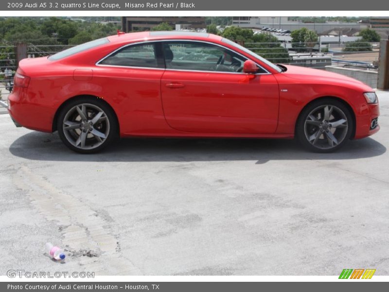 Misano Red Pearl / Black 2009 Audi A5 3.2 quattro S Line Coupe