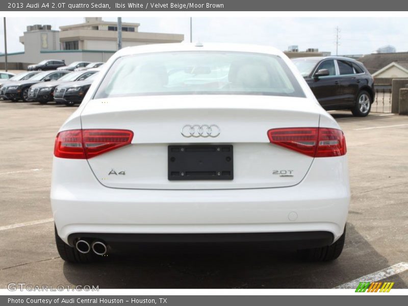 Ibis White / Velvet Beige/Moor Brown 2013 Audi A4 2.0T quattro Sedan