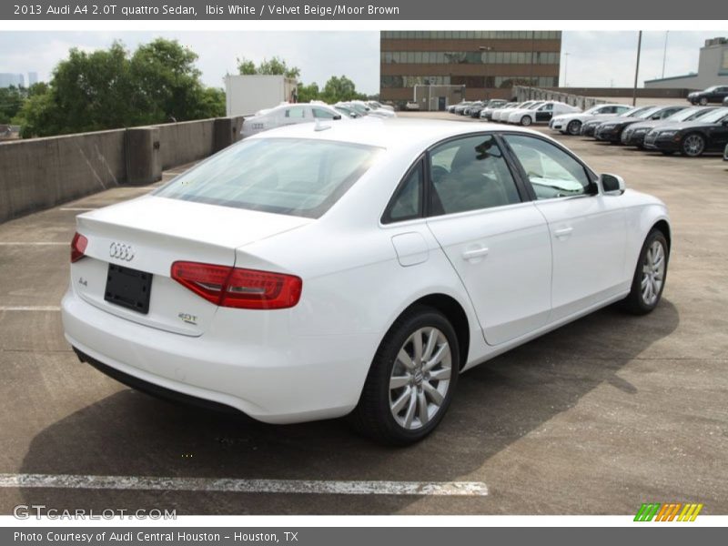 Ibis White / Velvet Beige/Moor Brown 2013 Audi A4 2.0T quattro Sedan