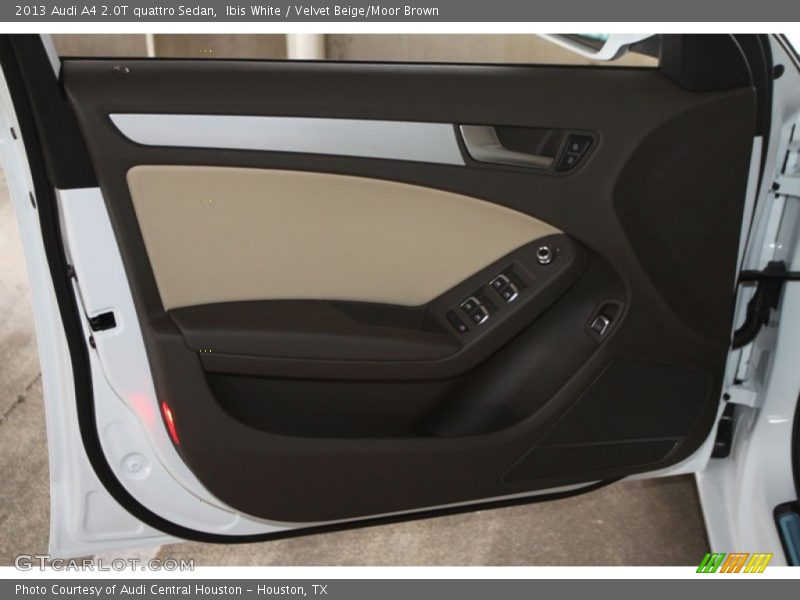 Ibis White / Velvet Beige/Moor Brown 2013 Audi A4 2.0T quattro Sedan