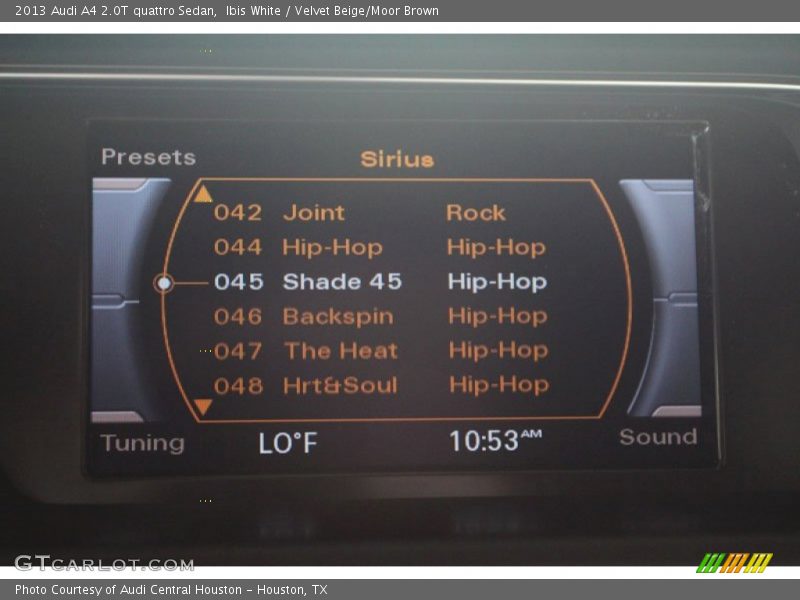 Ibis White / Velvet Beige/Moor Brown 2013 Audi A4 2.0T quattro Sedan