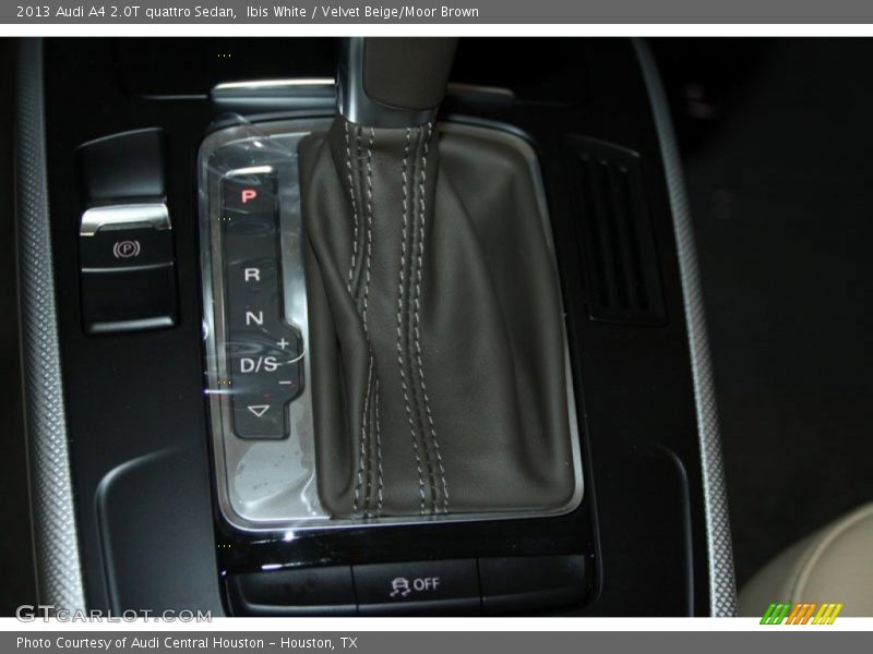 Ibis White / Velvet Beige/Moor Brown 2013 Audi A4 2.0T quattro Sedan