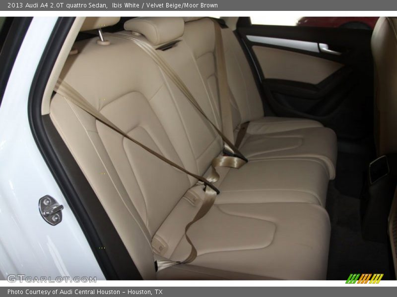 Ibis White / Velvet Beige/Moor Brown 2013 Audi A4 2.0T quattro Sedan