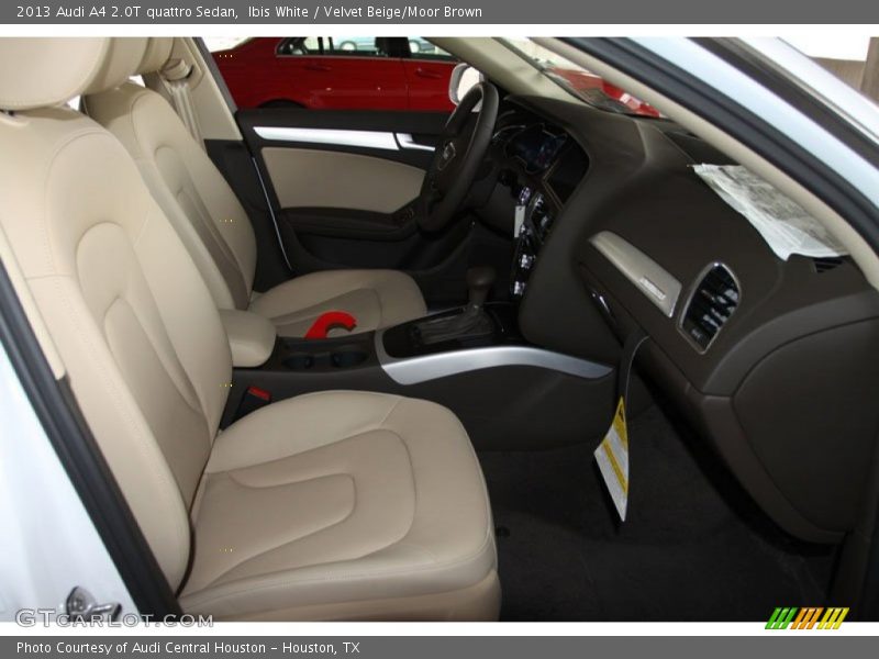 Ibis White / Velvet Beige/Moor Brown 2013 Audi A4 2.0T quattro Sedan