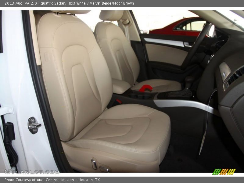 Ibis White / Velvet Beige/Moor Brown 2013 Audi A4 2.0T quattro Sedan