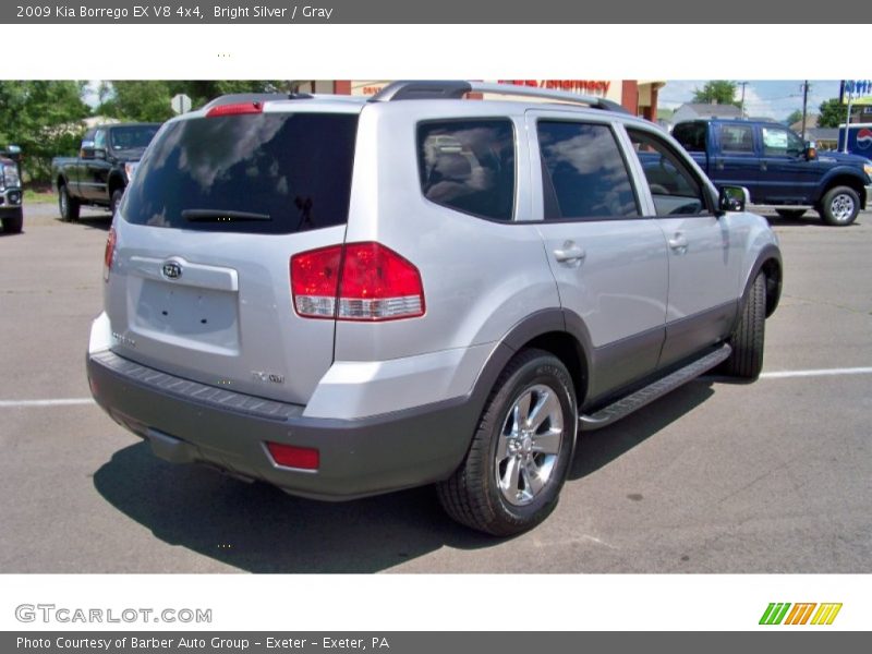 Bright Silver / Gray 2009 Kia Borrego EX V8 4x4