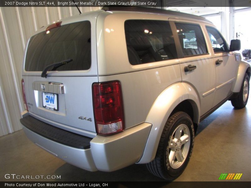 Bright Silver Metallic / Dark Slate Gray/Light Slate Gray 2007 Dodge Nitro SLT 4x4