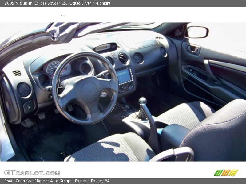 Dashboard of 2005 Eclipse Spyder GS