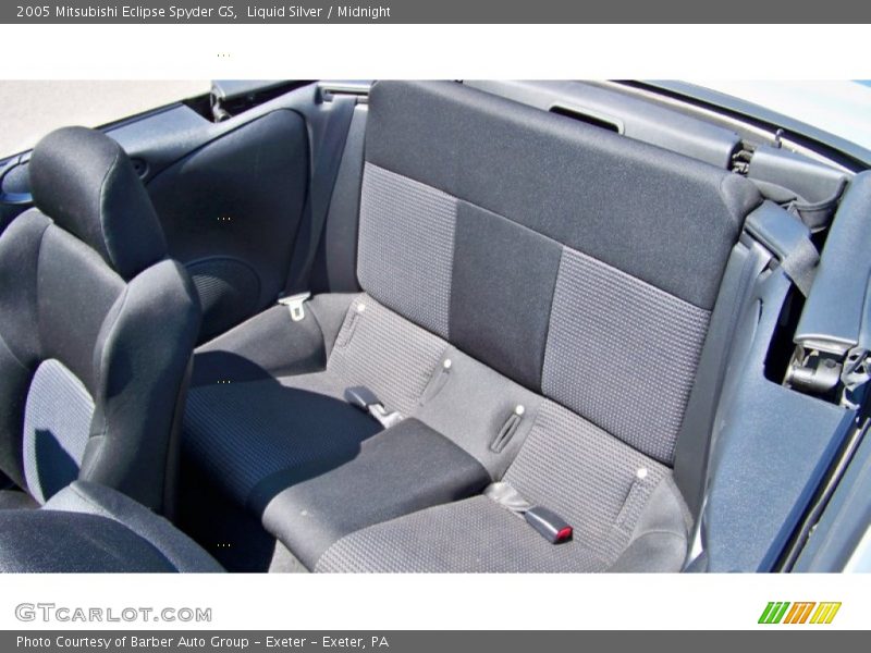 Rear Seat of 2005 Eclipse Spyder GS