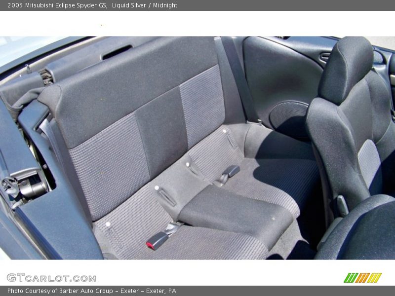 Rear Seat of 2005 Eclipse Spyder GS