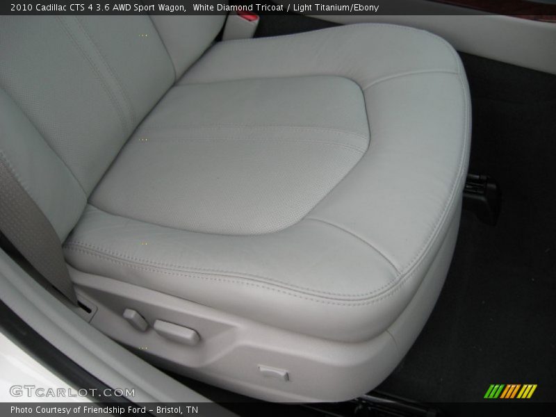 White Diamond Tricoat / Light Titanium/Ebony 2010 Cadillac CTS 4 3.6 AWD Sport Wagon