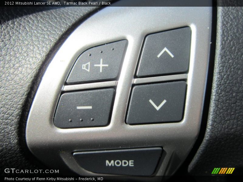 Controls of 2012 Lancer SE AWD