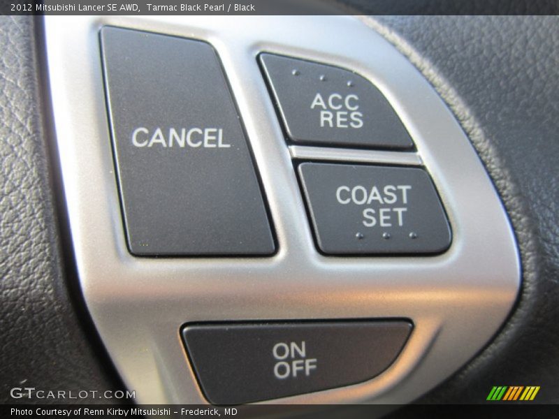 Controls of 2012 Lancer SE AWD