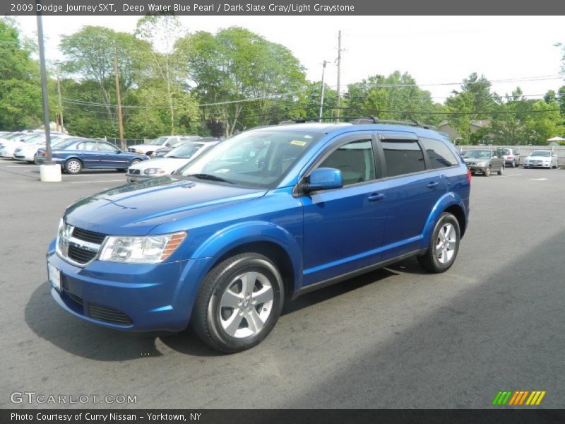 Deep Water Blue Pearl / Dark Slate Gray/Light Graystone 2009 Dodge Journey SXT