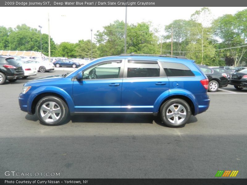 Deep Water Blue Pearl / Dark Slate Gray/Light Graystone 2009 Dodge Journey SXT