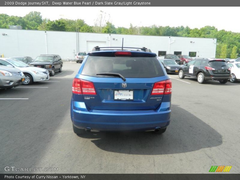 Deep Water Blue Pearl / Dark Slate Gray/Light Graystone 2009 Dodge Journey SXT