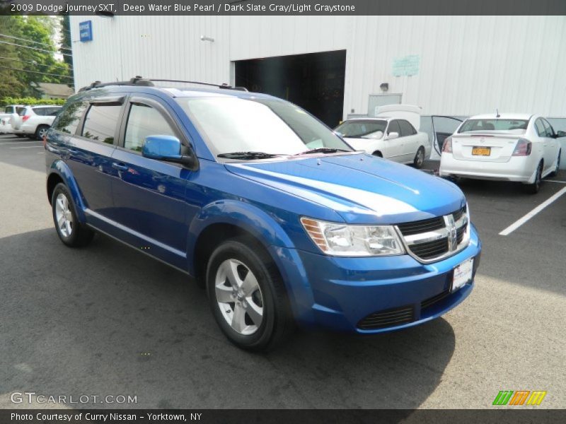 Deep Water Blue Pearl / Dark Slate Gray/Light Graystone 2009 Dodge Journey SXT