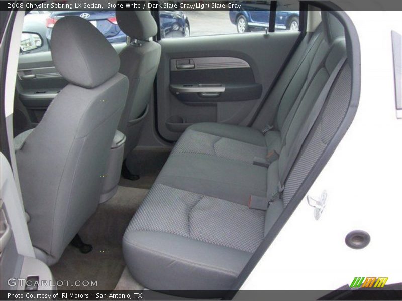 Stone White / Dark Slate Gray/Light Slate Gray 2008 Chrysler Sebring LX Sedan