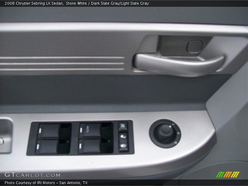 Stone White / Dark Slate Gray/Light Slate Gray 2008 Chrysler Sebring LX Sedan