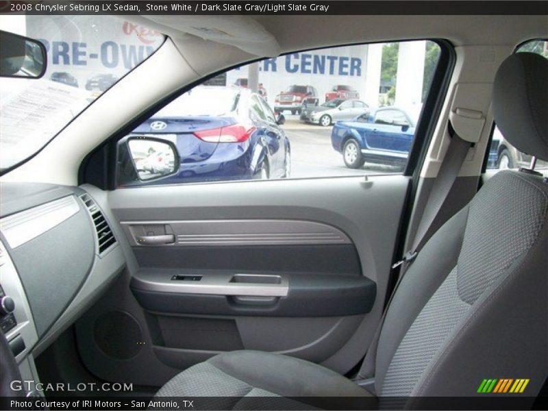 Stone White / Dark Slate Gray/Light Slate Gray 2008 Chrysler Sebring LX Sedan