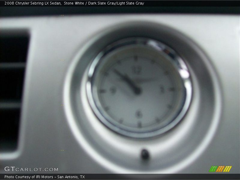 Stone White / Dark Slate Gray/Light Slate Gray 2008 Chrysler Sebring LX Sedan