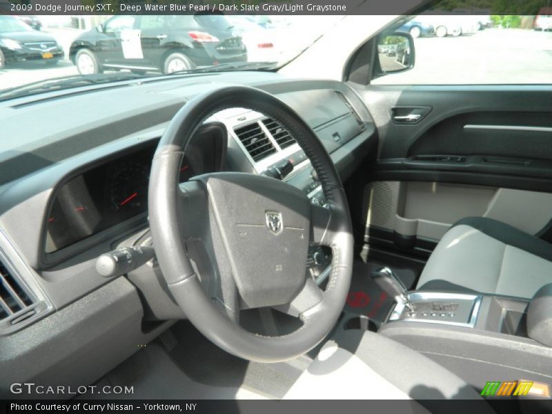 Deep Water Blue Pearl / Dark Slate Gray/Light Graystone 2009 Dodge Journey SXT