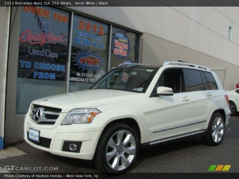 Arctic White / Black 2010 Mercedes-Benz GLK 350 4Matic
