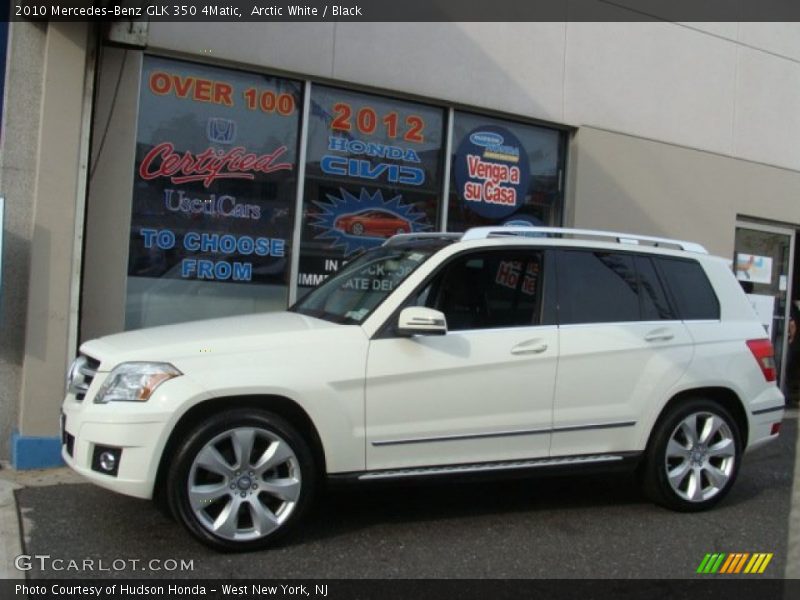 Arctic White / Black 2010 Mercedes-Benz GLK 350 4Matic
