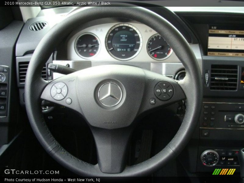 Arctic White / Black 2010 Mercedes-Benz GLK 350 4Matic