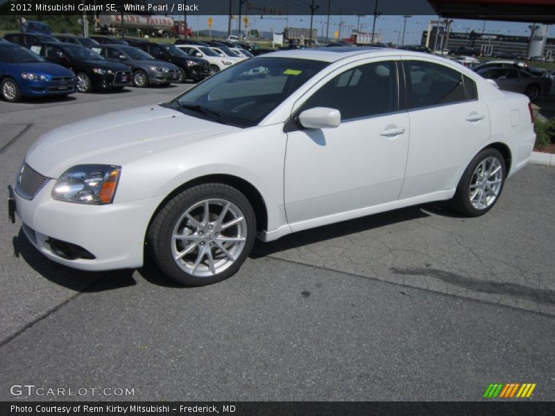 White Pearl / Black 2012 Mitsubishi Galant SE