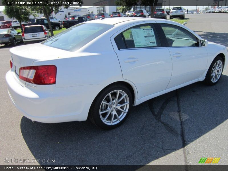 White Pearl / Black 2012 Mitsubishi Galant SE