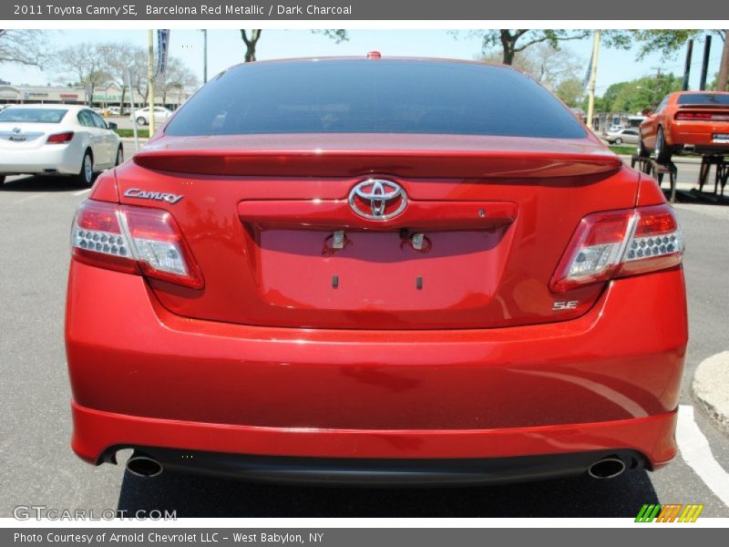 Barcelona Red Metallic / Dark Charcoal 2011 Toyota Camry SE