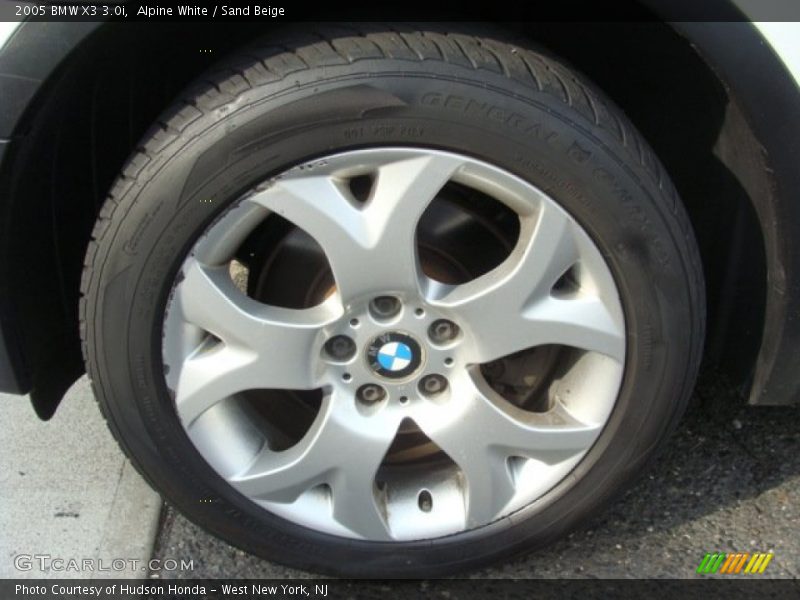 Alpine White / Sand Beige 2005 BMW X3 3.0i