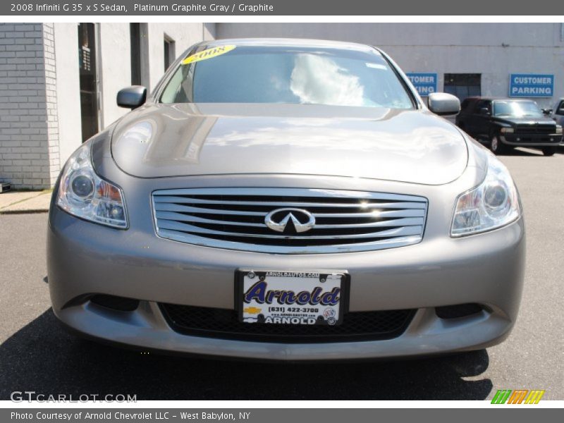 Platinum Graphite Gray / Graphite 2008 Infiniti G 35 x S Sedan