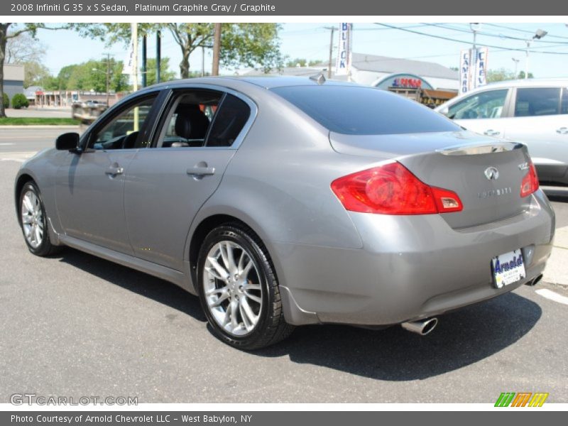 Platinum Graphite Gray / Graphite 2008 Infiniti G 35 x S Sedan