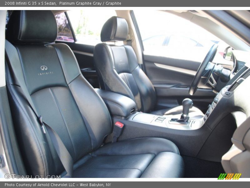 Platinum Graphite Gray / Graphite 2008 Infiniti G 35 x S Sedan