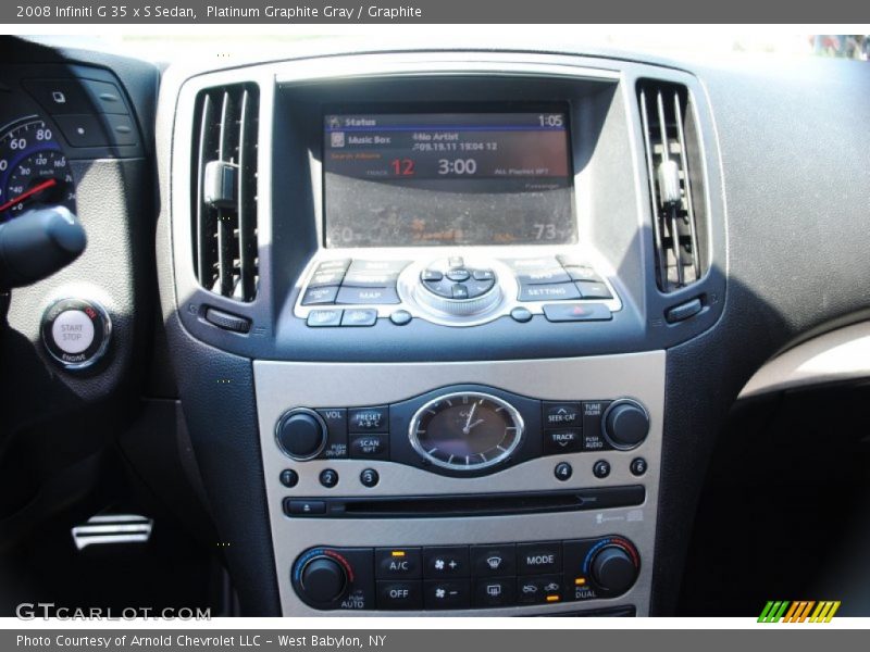 Platinum Graphite Gray / Graphite 2008 Infiniti G 35 x S Sedan