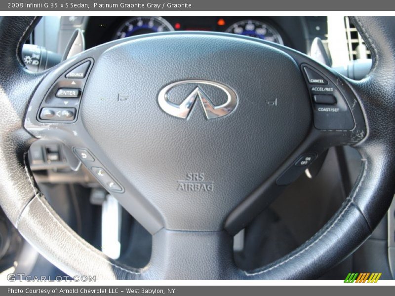 Platinum Graphite Gray / Graphite 2008 Infiniti G 35 x S Sedan