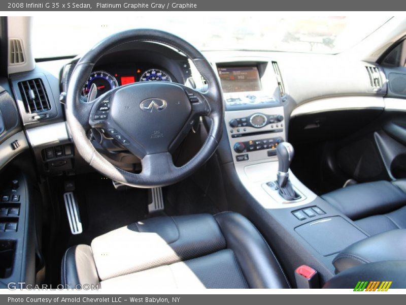 Platinum Graphite Gray / Graphite 2008 Infiniti G 35 x S Sedan