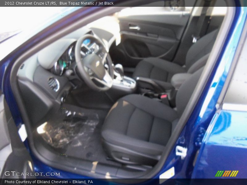 Blue Topaz Metallic / Jet Black 2012 Chevrolet Cruze LT/RS