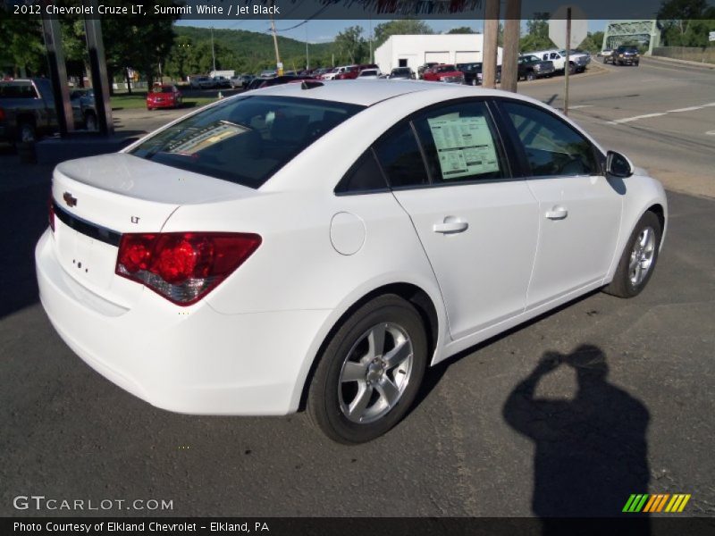 Summit White / Jet Black 2012 Chevrolet Cruze LT