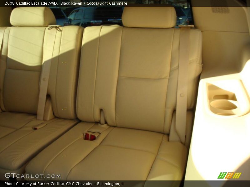 Black Raven / Cocoa/Light Cashmere 2008 Cadillac Escalade AWD