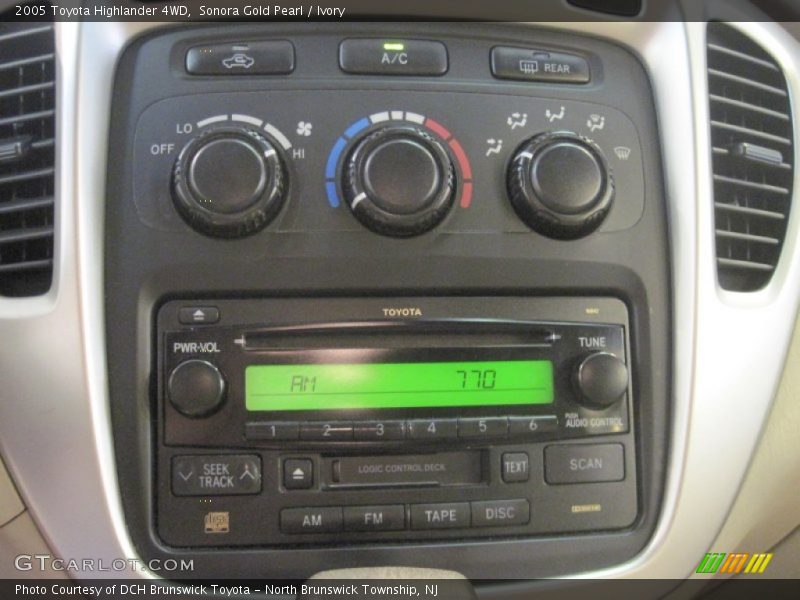 Sonora Gold Pearl / Ivory 2005 Toyota Highlander 4WD