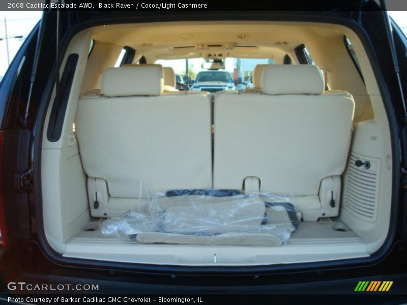 Black Raven / Cocoa/Light Cashmere 2008 Cadillac Escalade AWD