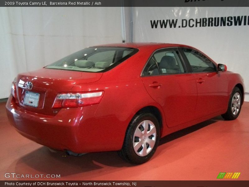 Barcelona Red Metallic / Ash 2009 Toyota Camry LE