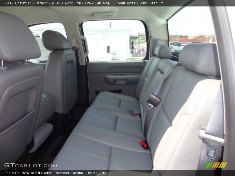 Summit White / Dark Titanium 2012 Chevrolet Silverado 2500HD Work Truck Crew Cab 4x4