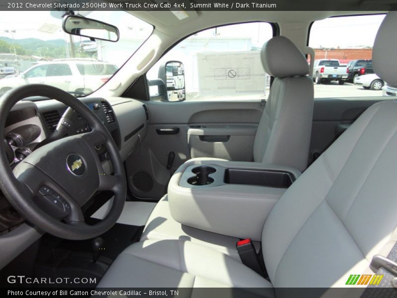 Summit White / Dark Titanium 2012 Chevrolet Silverado 2500HD Work Truck Crew Cab 4x4