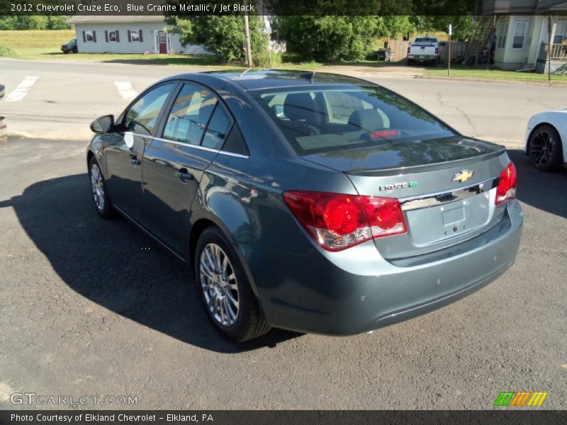 Blue Granite Metallic / Jet Black 2012 Chevrolet Cruze Eco