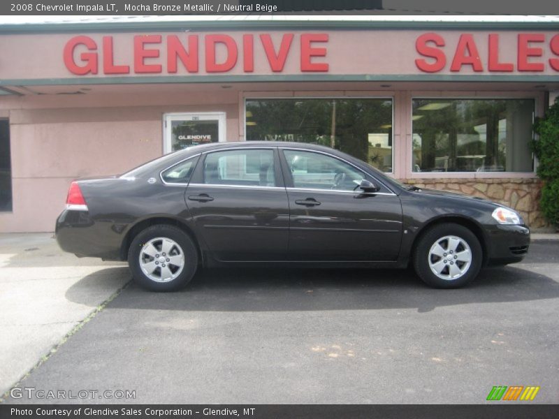 Mocha Bronze Metallic / Neutral Beige 2008 Chevrolet Impala LT