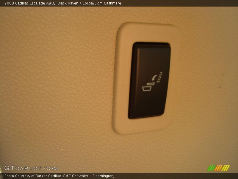 Black Raven / Cocoa/Light Cashmere 2008 Cadillac Escalade AWD